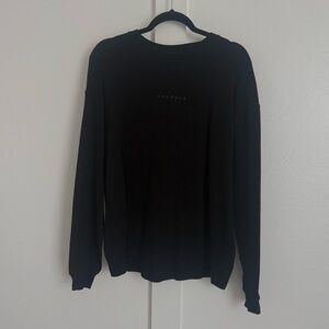 Youngla Men’s Black Long Sleeve Shirt